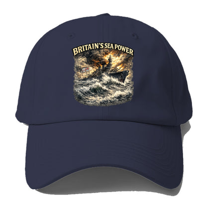 Britain's Sea Power - Baseball Cap For Big Heads - Twilight Navy(Blue)