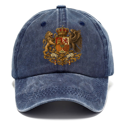 Spain Royal Logo (traditional Corona Real Española, Plus Ultra Banner, Premium Emblem) Classic Cap - Twilight Navy(Blue)