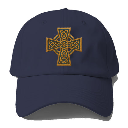 Book Of Kells Cross - Baseball Cap - Twilight Navy(Blue)