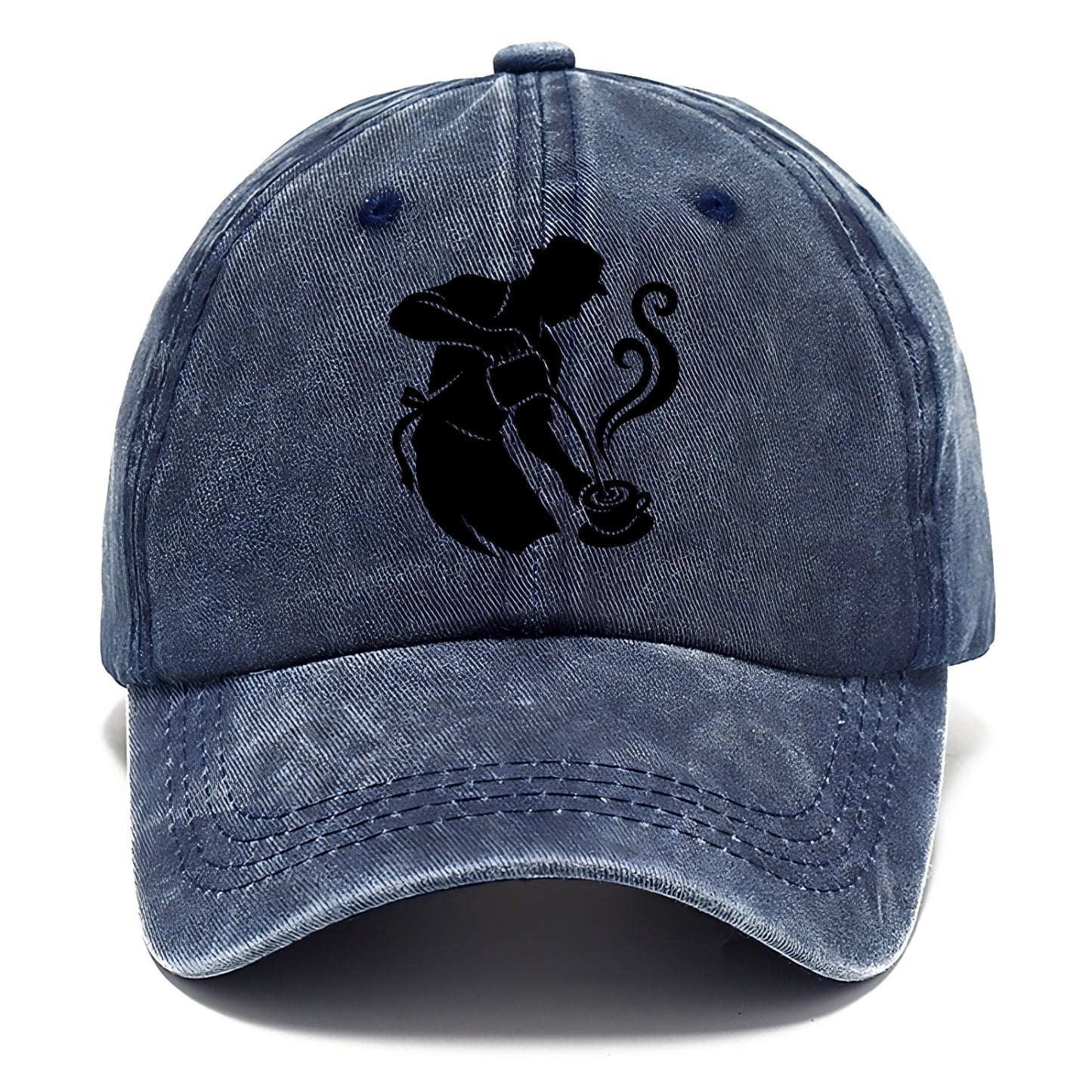 Barista creating latte art - Classic Cap - Twilight Navy(Blue)