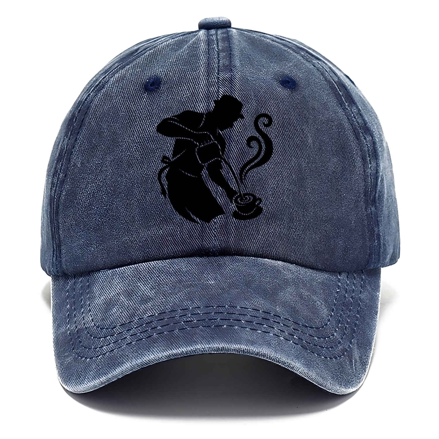 Barista creating latte art - Classic Cap - Twilight Navy(Blue)