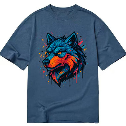 Velvet Wolf Royal  - Classic T-shirt - Twilight Navy(Blue)