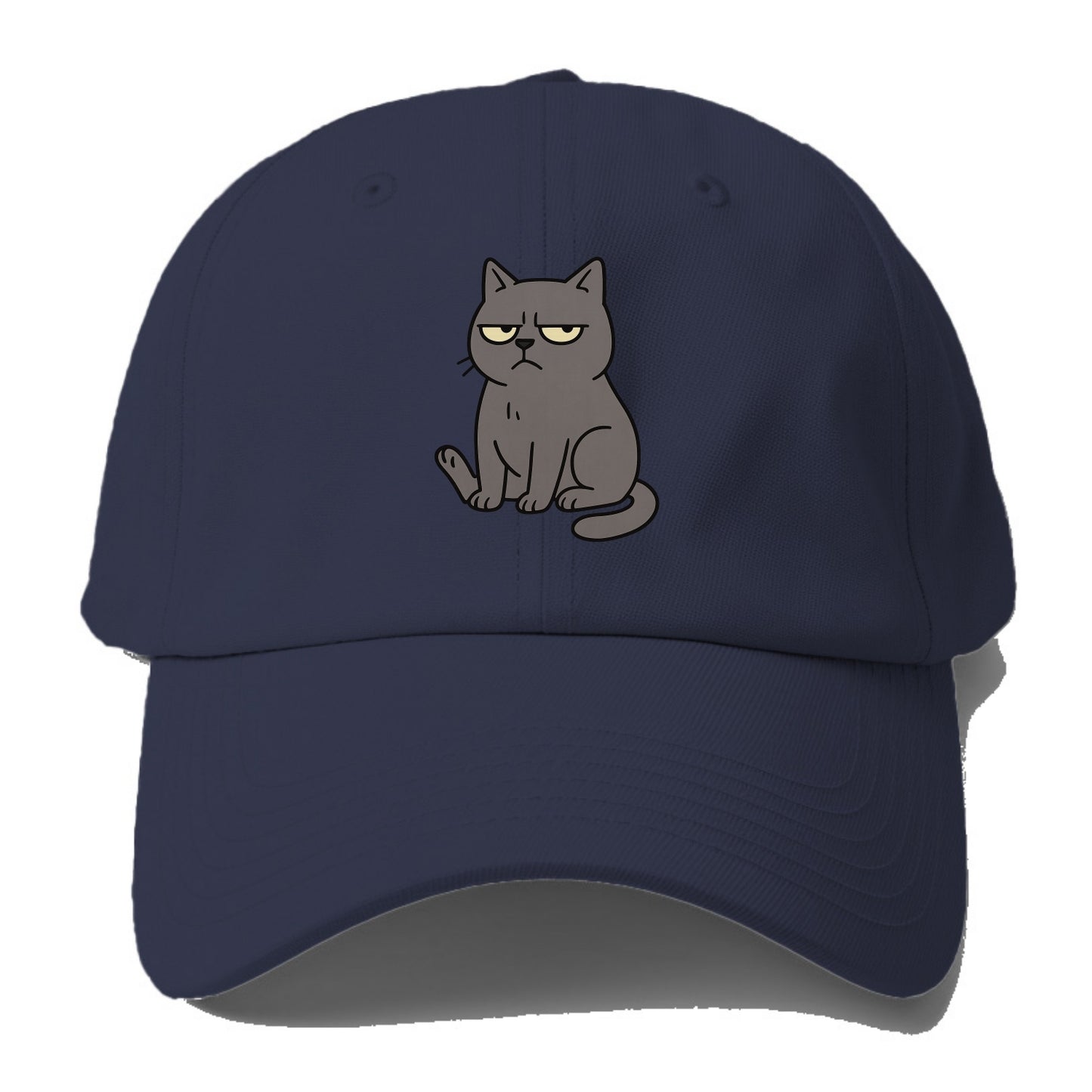 The Cat Judging Silently - Baseball Cap - Twilight Navy(Blue)