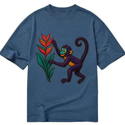 Spider Monkey - Classic T-shirt - Twilight Navy(Blue)
