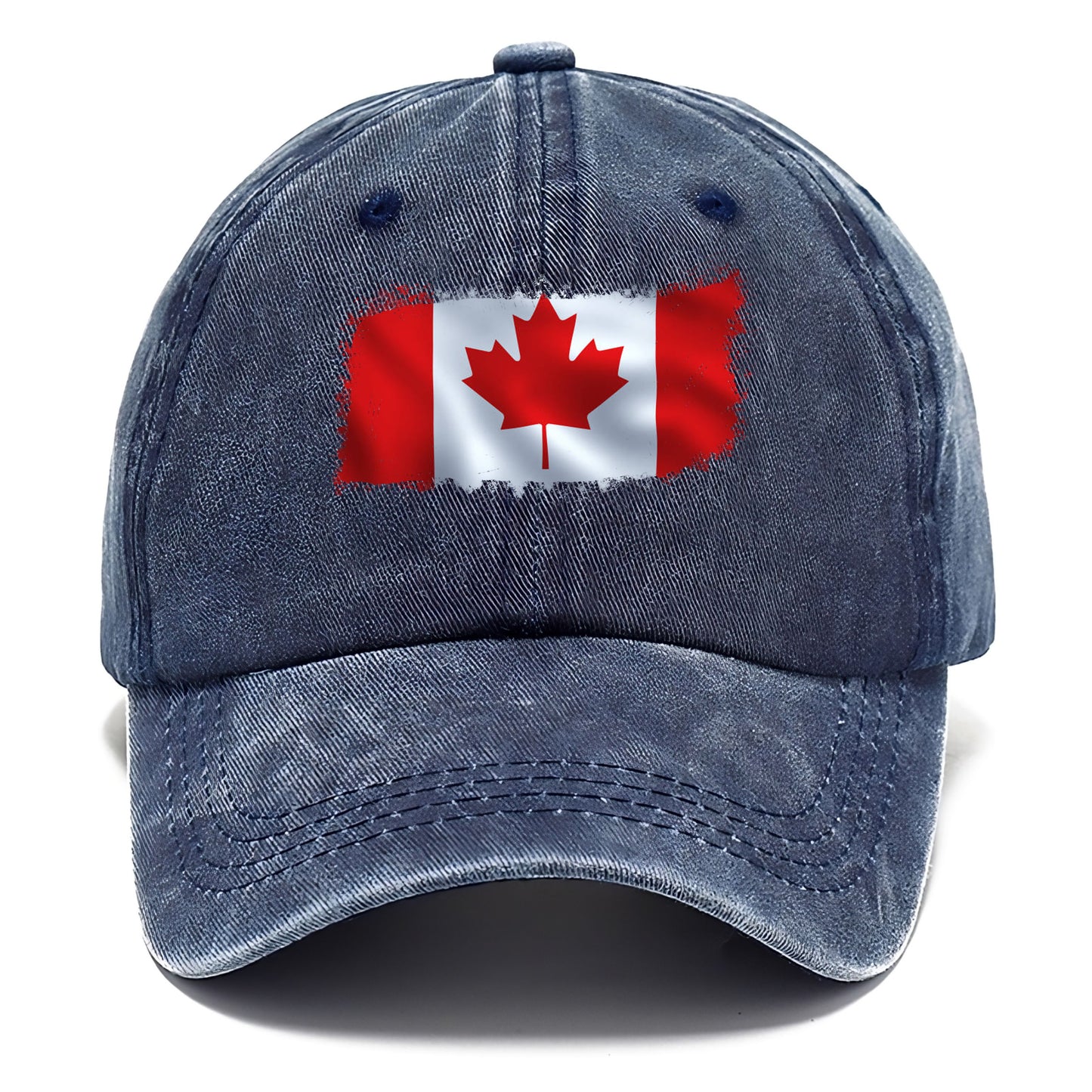 Gorra clásica con la bandera canadiense