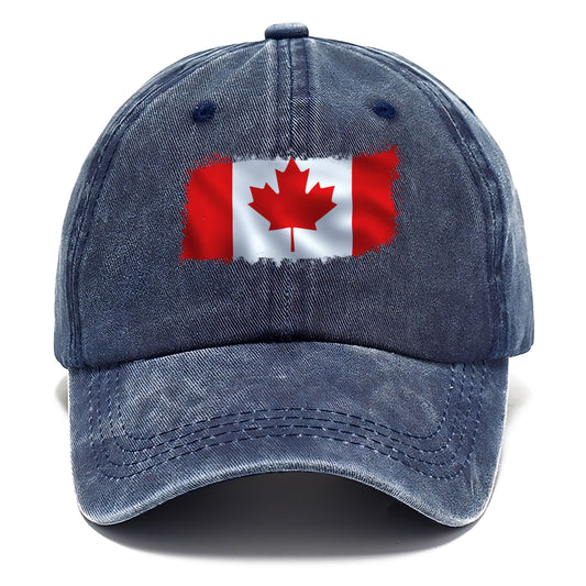 Gorra clásica con la bandera canadiense