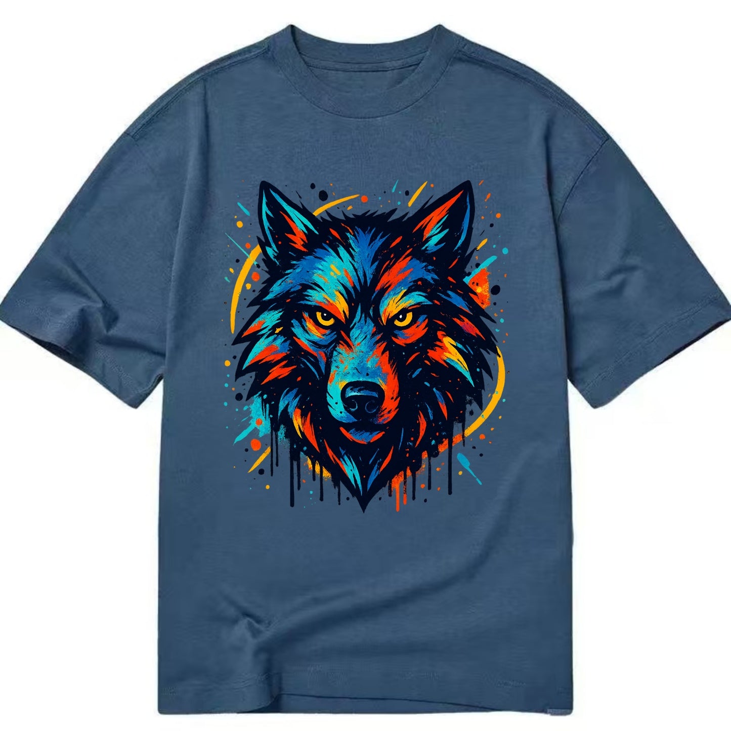 Alpha Wolf Leader  - Classic T-shirt - Twilight Navy(Blue)