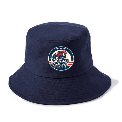 Speed Queen Emblem - Bucket Hat - Twilight Navy(Blue)