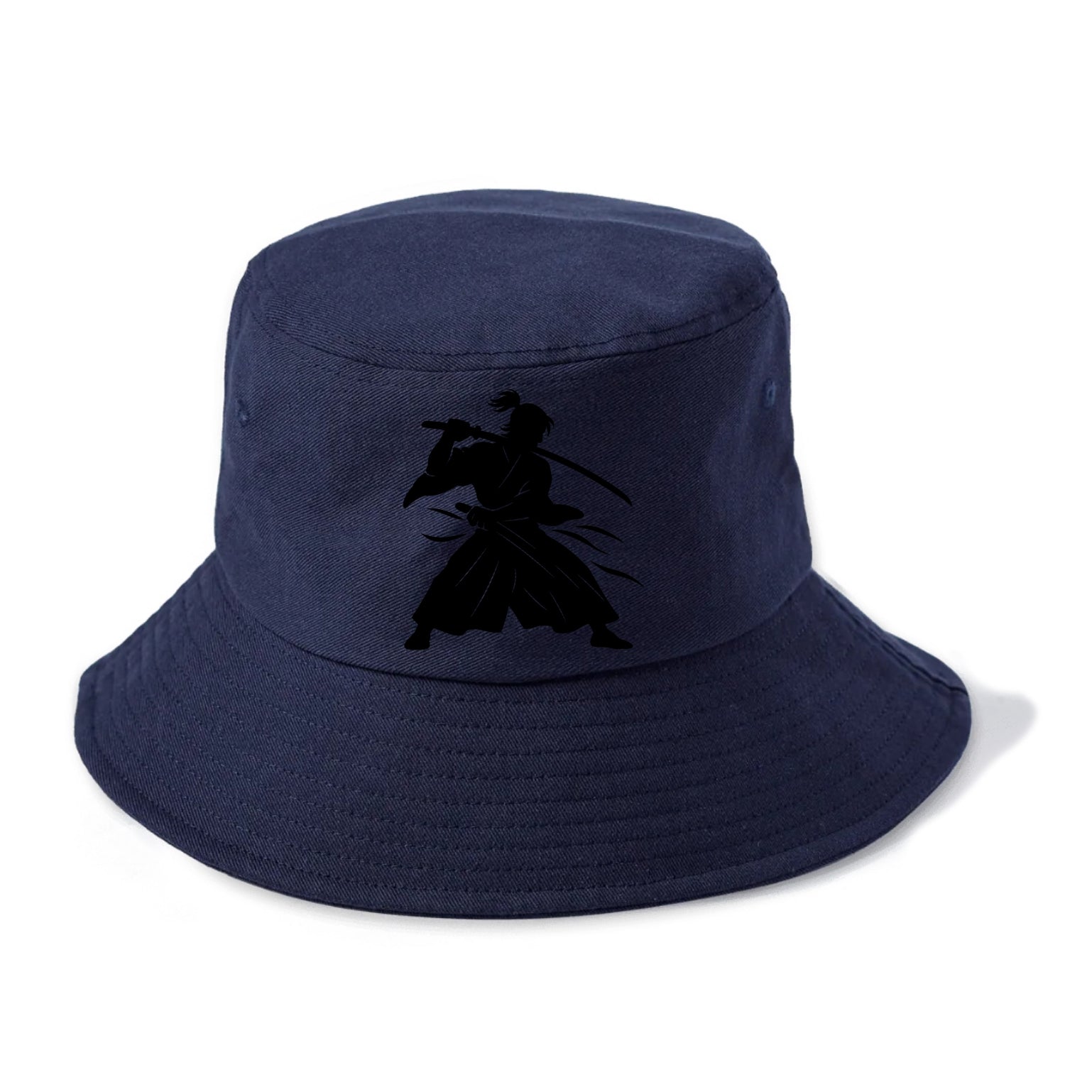 Japanese samurai sword draw - Bucket Hat - Twilight Navy(Blue)