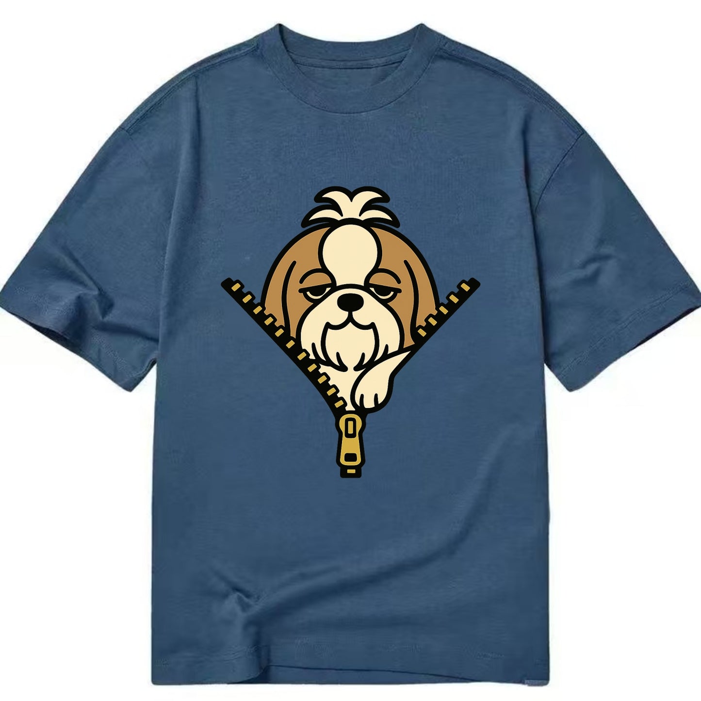 Shih Tzu - Classic T-shirt - Twilight Navy(Blue)