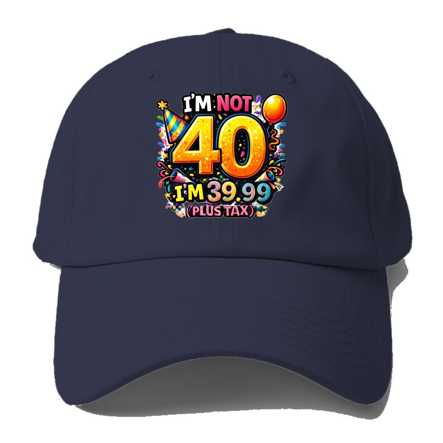Not 40 Plus Tax - Baseball Cap For Big Heads - Twilight Navy(Blue)