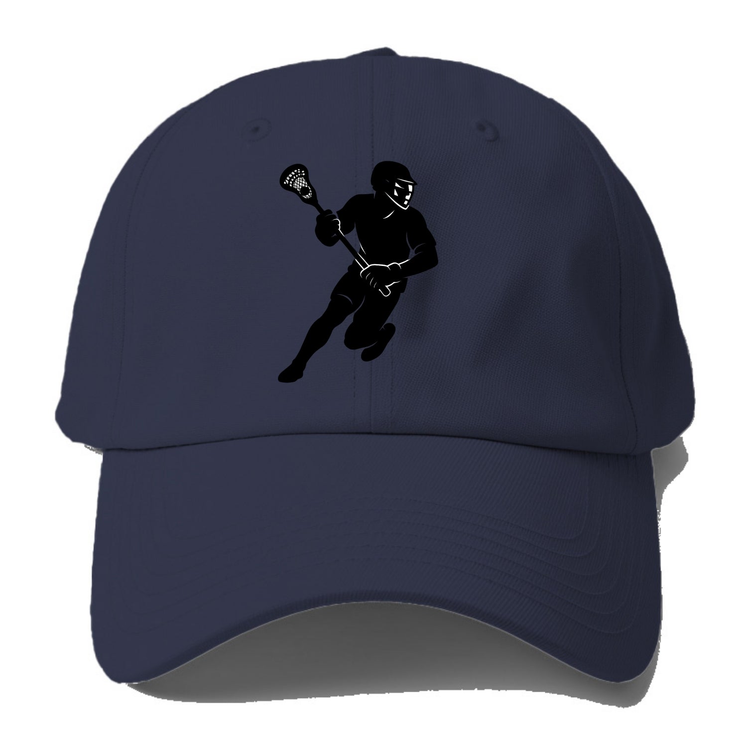 Lacrosse player cradling stick - Baseball Cap For Big Heads - Twilight Navy(Blue)