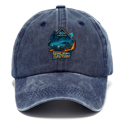 Back To The Future 40th Anniversary 2 - Classic Cap - Twilight Navy(Blue)