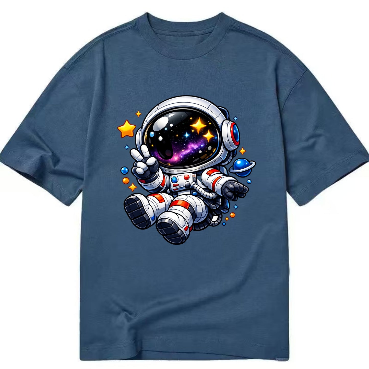Space Explorer - Classic T-shirt - Twilight Navy(Blue)