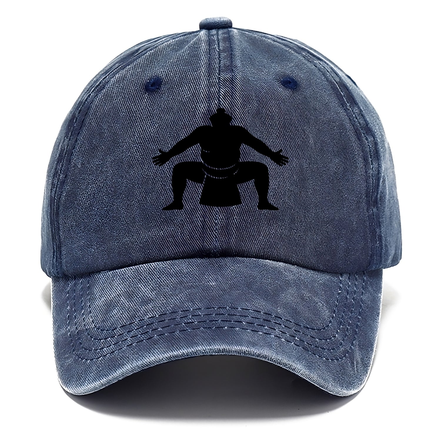 Japanese sumo wrestler ceremonial stance - Classic Cap - Twilight Navy(Blue)