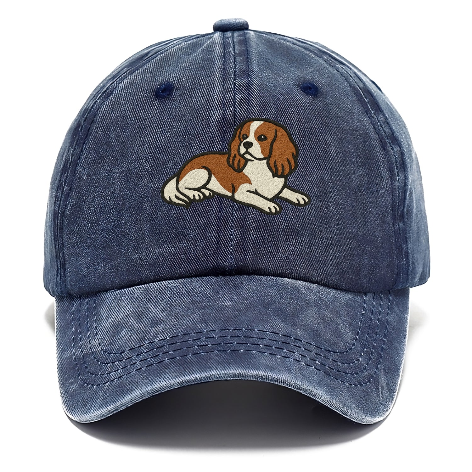 Cavalier King Charles Spaniel - Blenheim Classic Cap - Twilight Navy(Blue)