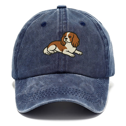 Cavalier King Charles Spaniel - Blenheim Classic Cap - Twilight Navy(Blue)