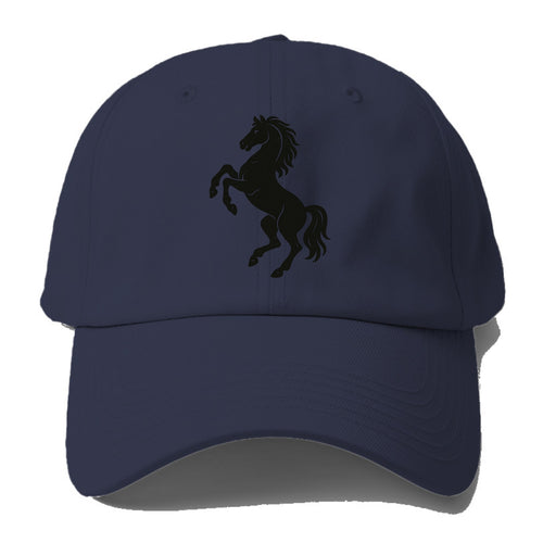 Stallion rearing on hind legs - Baseball Cap For Big Heads