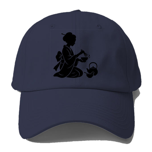 Geisha traditional tea ceremony - Baseball Cap - Twilight Navy(Blue)