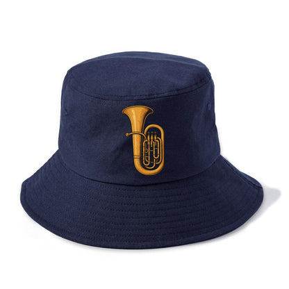 Tuba with large brass bell - Bucket Hat - Twilight Navy(Blue)
