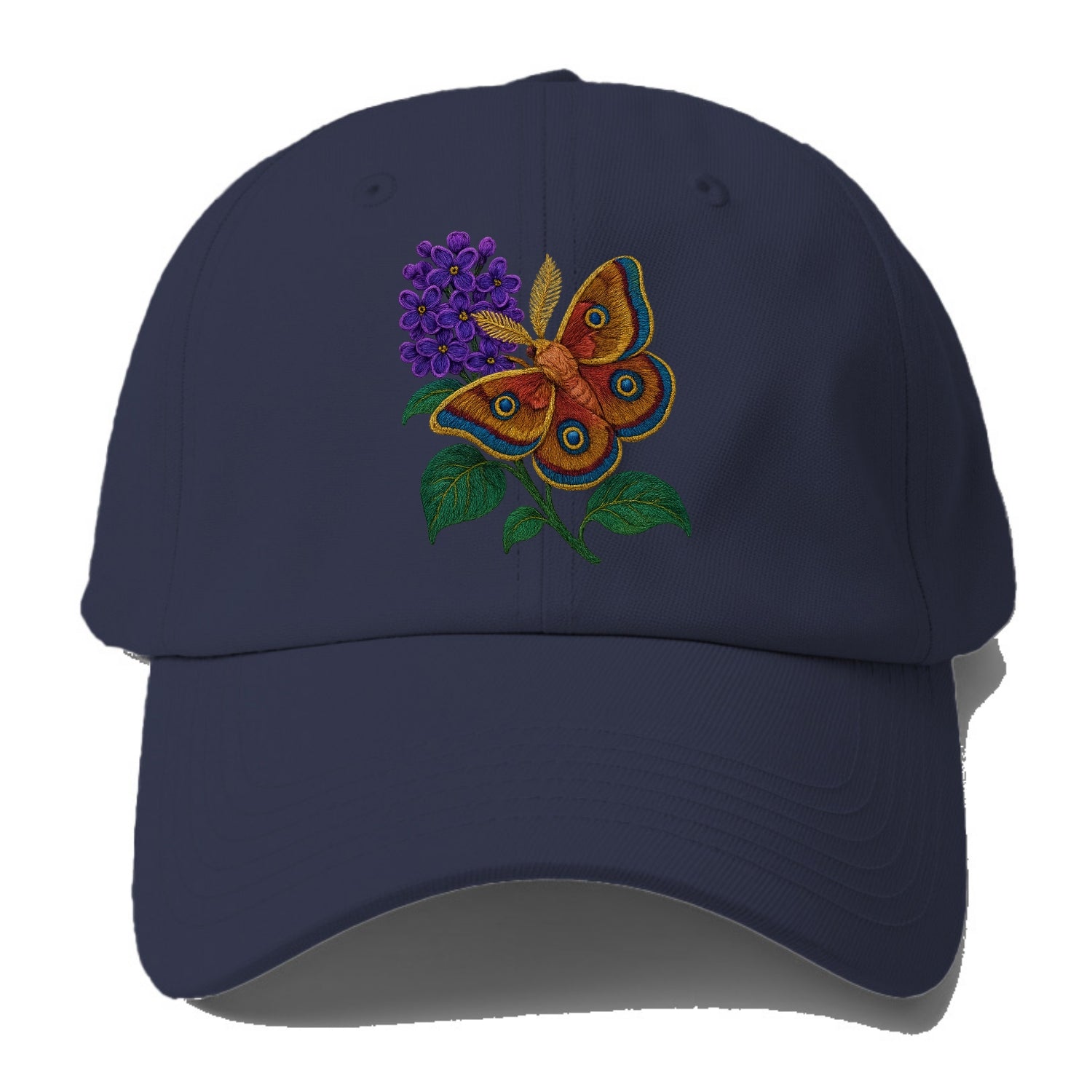 Polyphemus Moth - Baseball Cap - Twilight Navy(Blue)