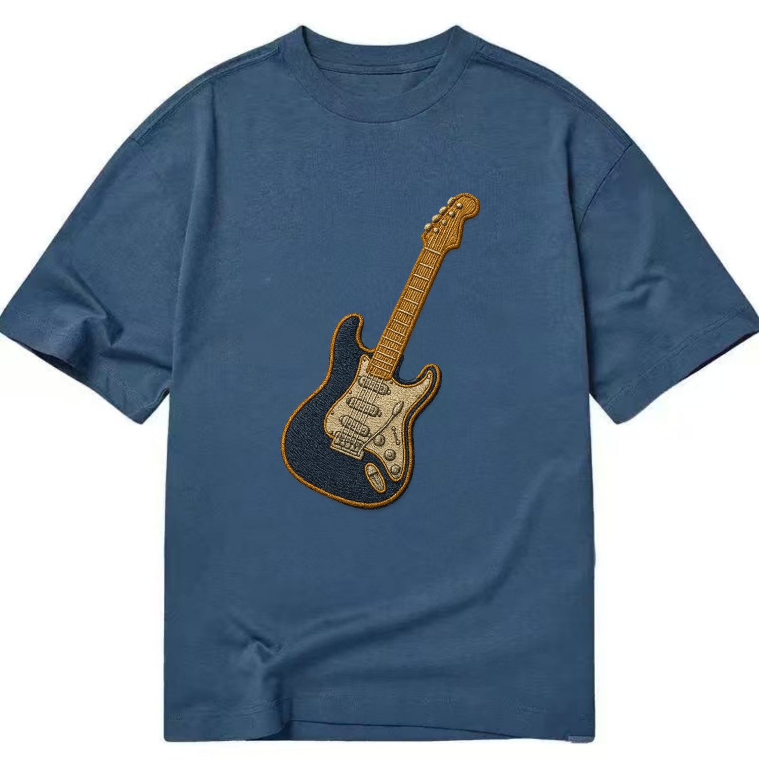 Electric Guitar  - Classic T-shirt - Twilight Navy(Blue)