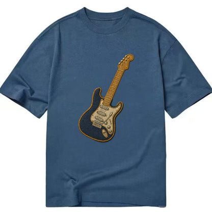 Electric Guitar  - Classic T-shirt - Twilight Navy(Blue)