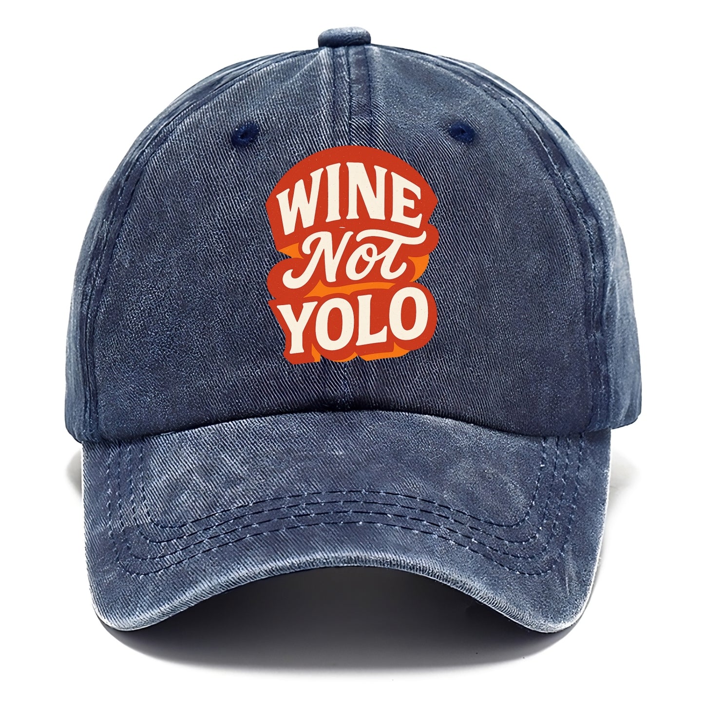 Wine Not - YOLO - Classic Cap - Twilight Navy(Blue)