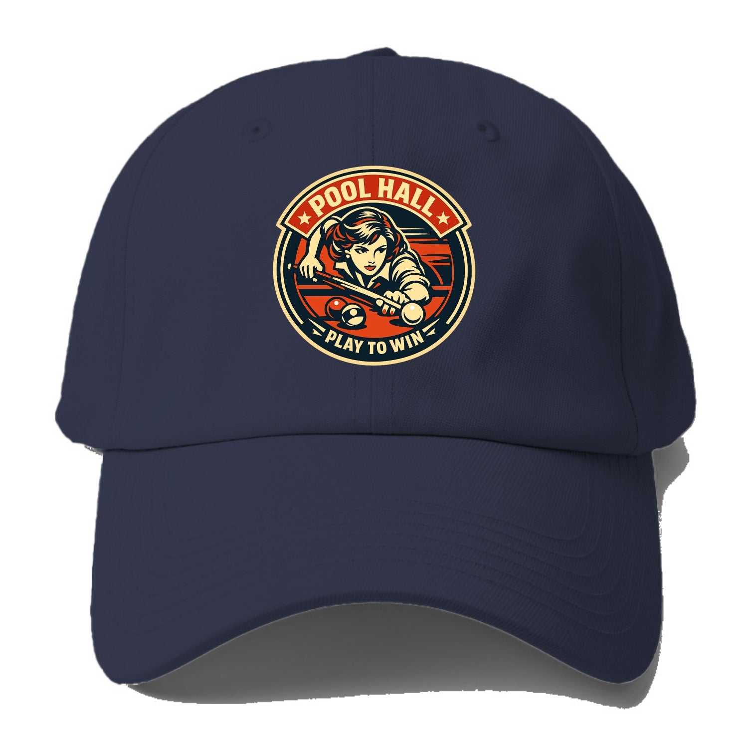 Cue Queen Emblem - Baseball Cap - Twilight Navy(Blue)
