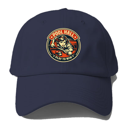 Cue Queen Emblem - Baseball Cap - Twilight Navy(Blue)