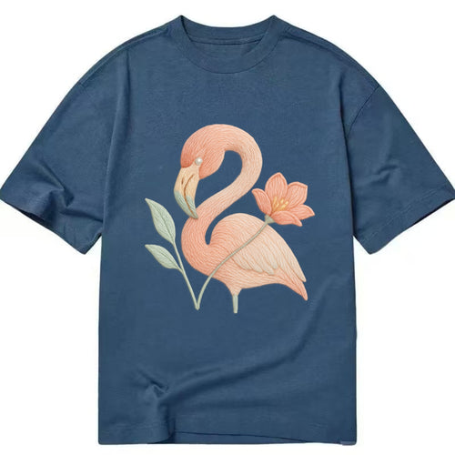 Peach Flamingo - Classic T-shirt