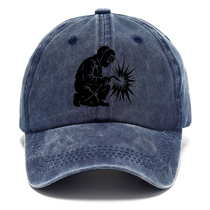 Welder sparks flying dramatically - Classic Cap - Twilight Navy(Blue)