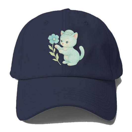 Aqua Kitten - Baseball Cap For Big Heads - Twilight Navy(Blue)