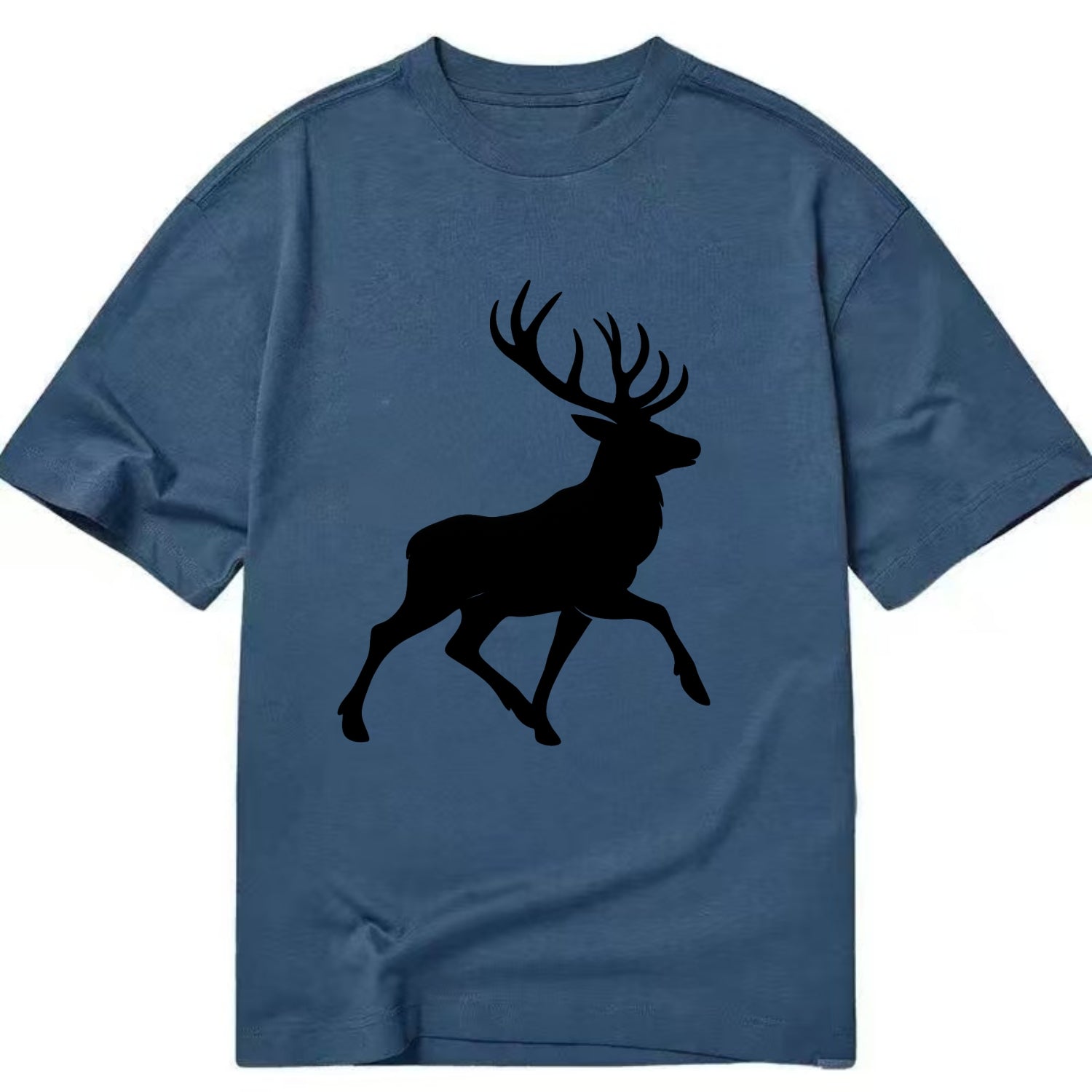 Deer with majestic antlers - Classic T-shirt - Twilight Navy(Blue)