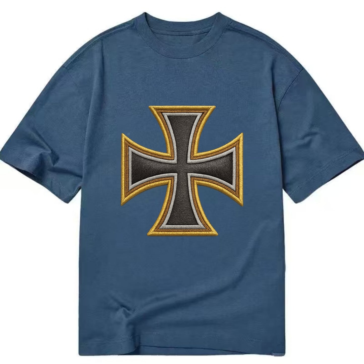 Teutonic Cross  - Classic T-shirt - Twilight Navy(Blue)
