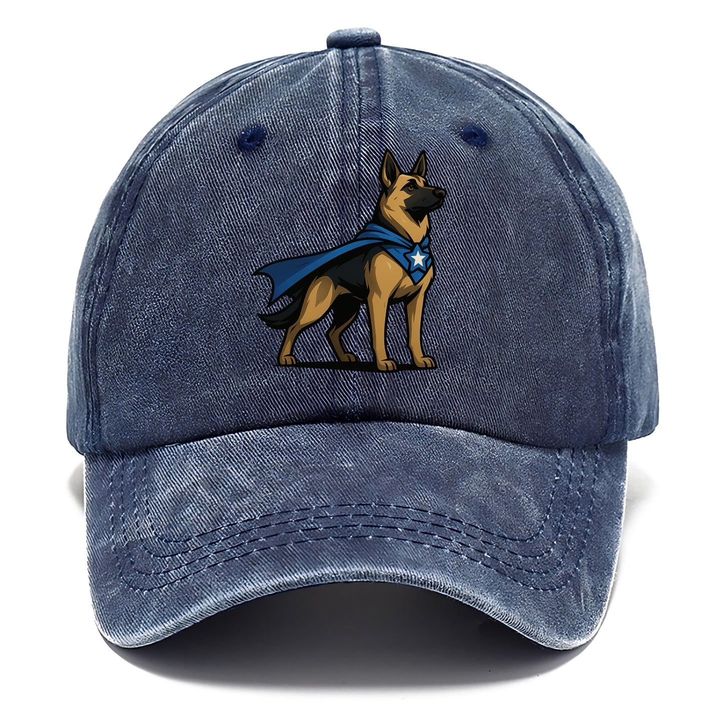 German Shepherd Patriotic Hero  - Classic Cap - Twilight Navy(Blue)