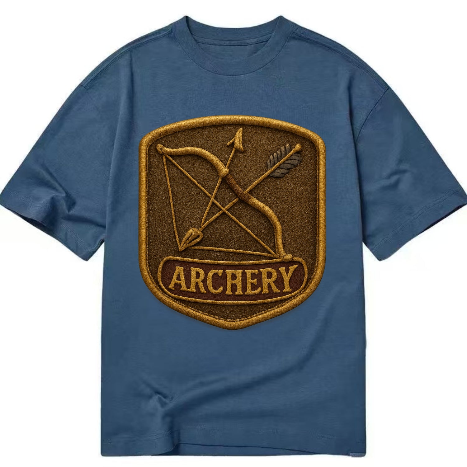 Bow and arrow crossed - archery enthusiast - Classic T-shirt - Twilight Navy(Blue)