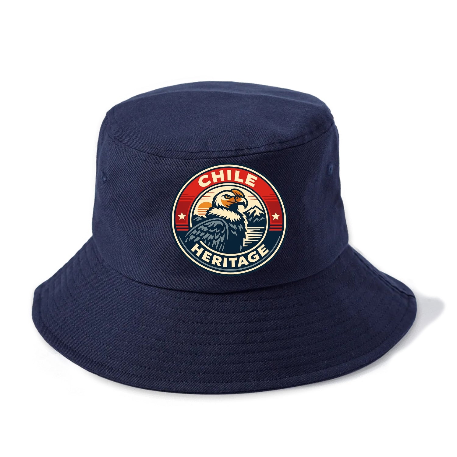 Andean Spirit Emblem - Bucket Hat - Twilight Navy(Blue)