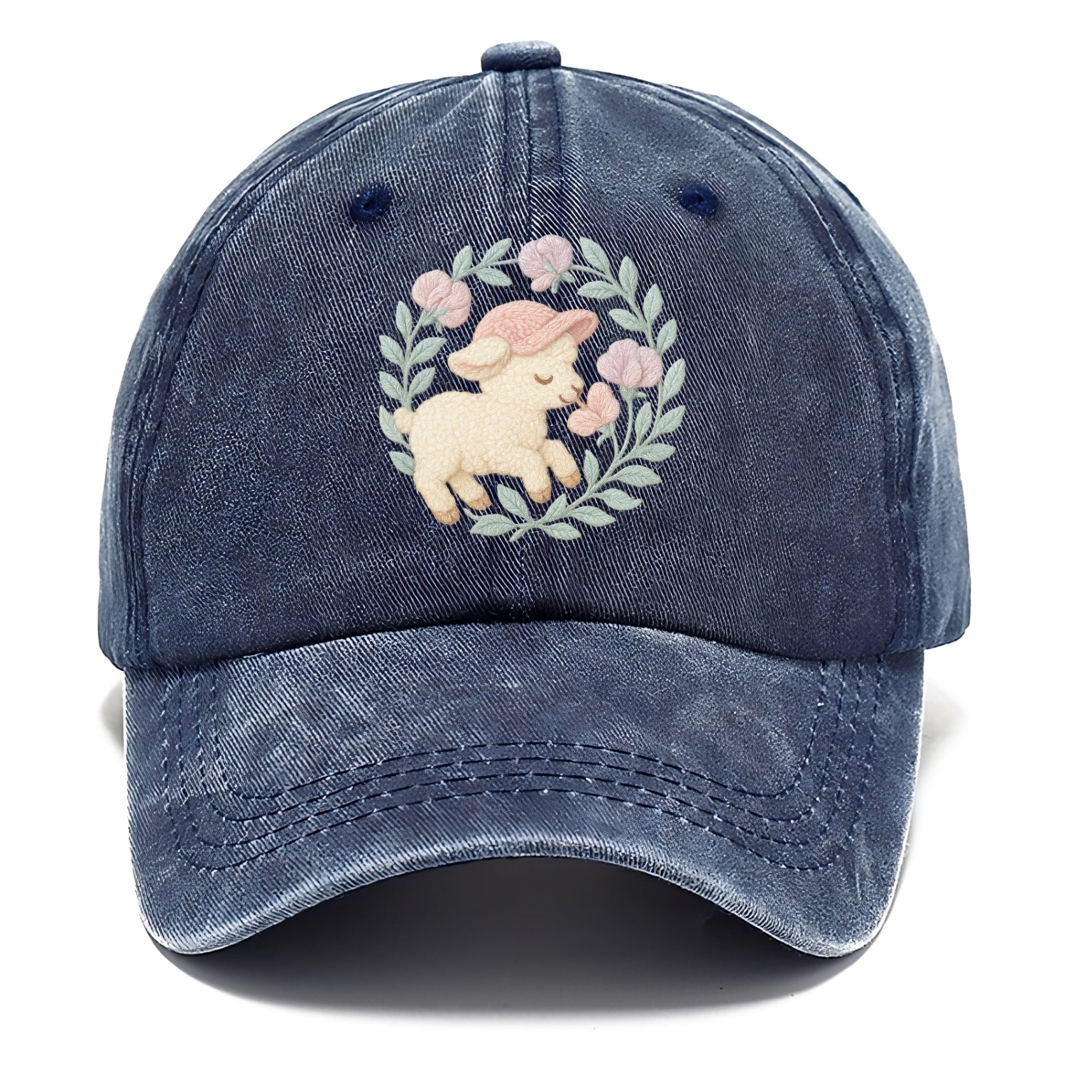 Lamb Sweet Peas  - Classic Cap - Twilight Navy(Blue)