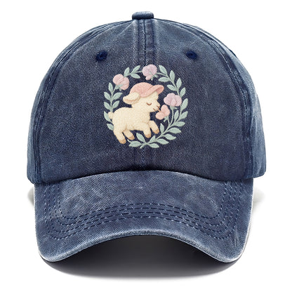 Lamb Sweet Peas  - Classic Cap - Twilight Navy(Blue)