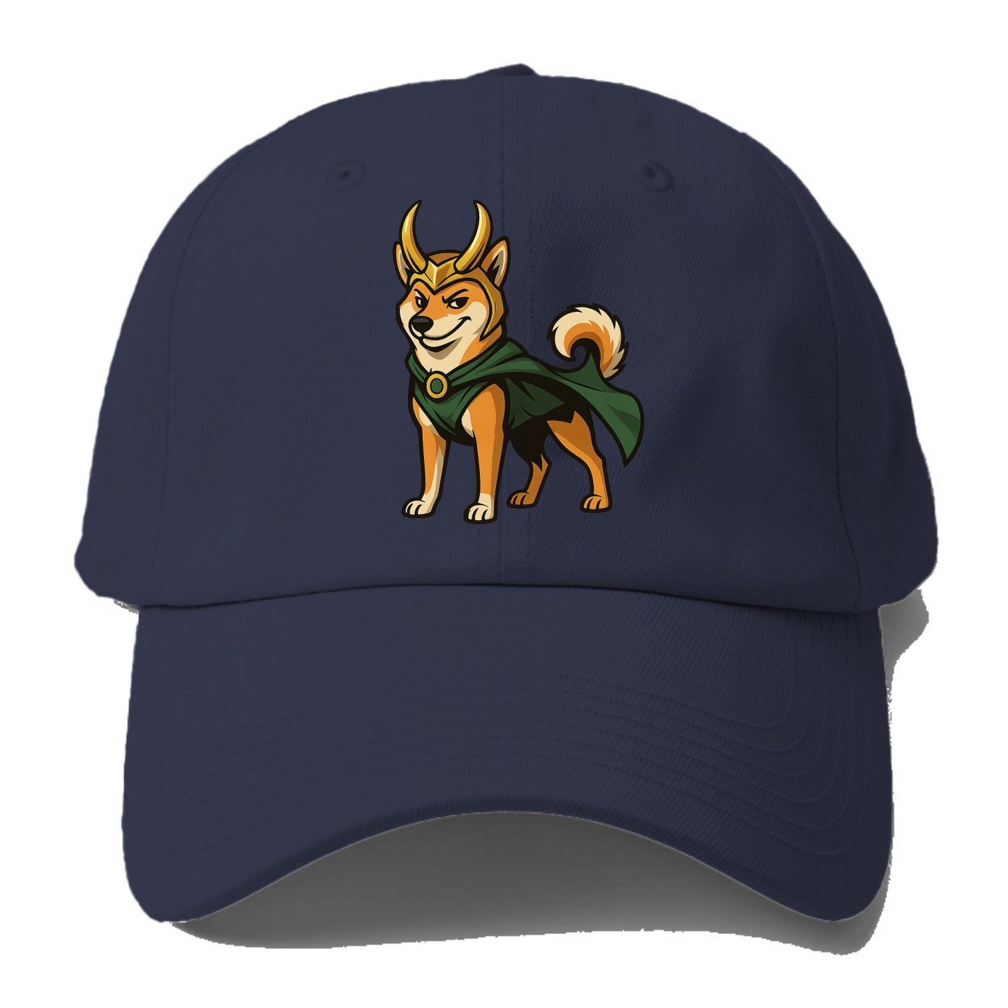 Shiba Inu Loki  - Baseball Cap - Twilight Navy(Blue)