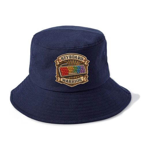 KEYBOARD WARRIOR - mechanical keyboard in RGB rainbow , PC master race - Bucket Hat