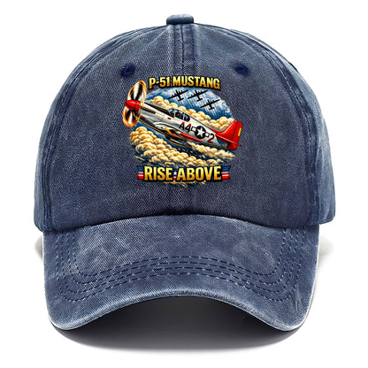 P 51 Mustang Rise Above - Classic Cap - Twilight Navy(Blue)