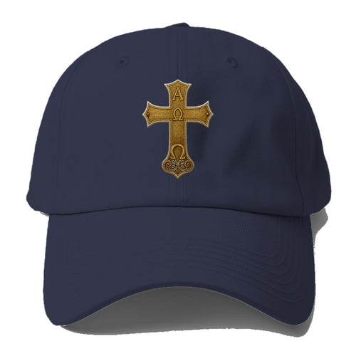 Alpha Omega Cross  - Baseball Cap For Big Heads