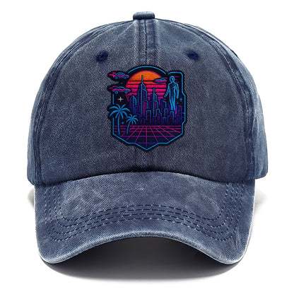 Cyberpunk City - Classic Cap - Twilight Navy(Blue)