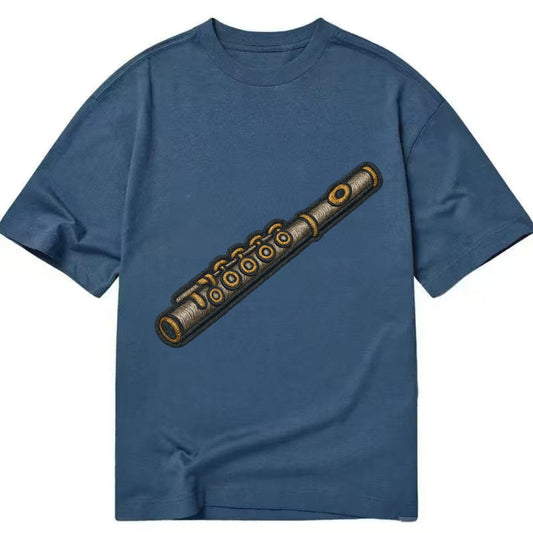 Flute  - Classic T-shirt - Twilight Navy(Blue)