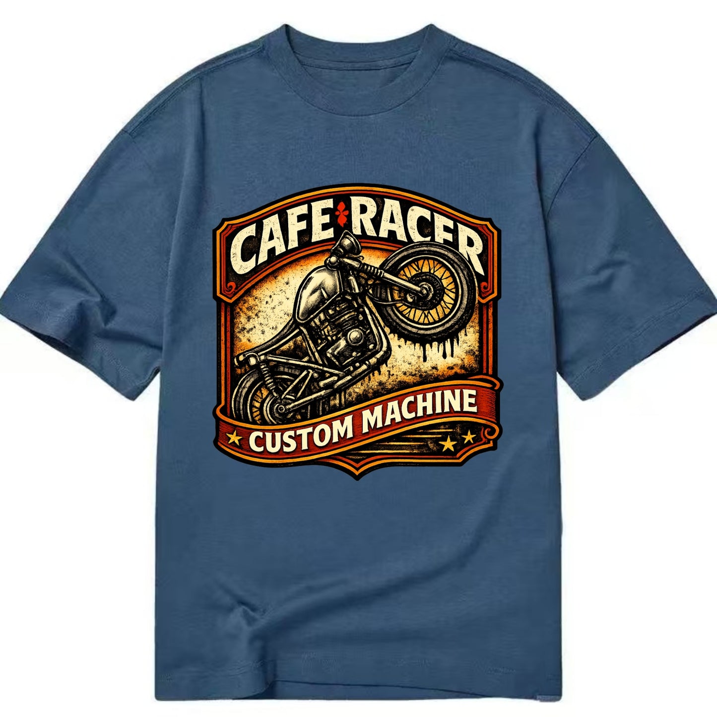 Cafe Racer - Classic T-shirt - Twilight Navy(Blue)