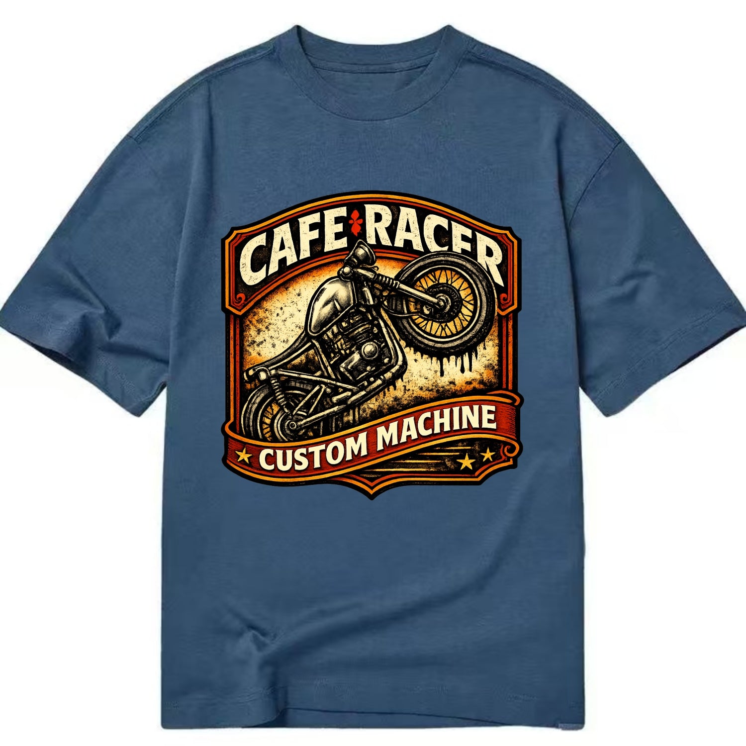 Cafe Racer - Classic T-shirt - Twilight Navy(Blue)