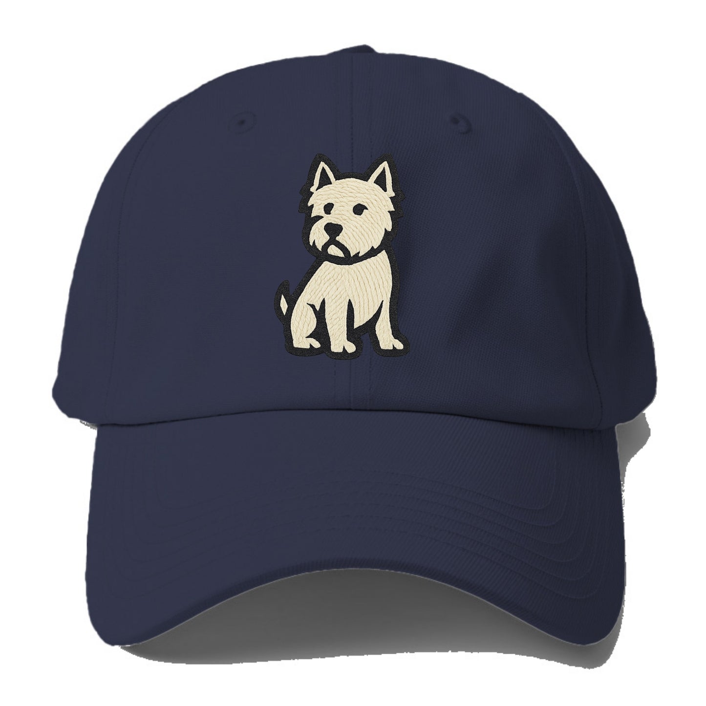 West Highland White Terrier - Alert stan Baseball Cap - Twilight Navy(Blue)
