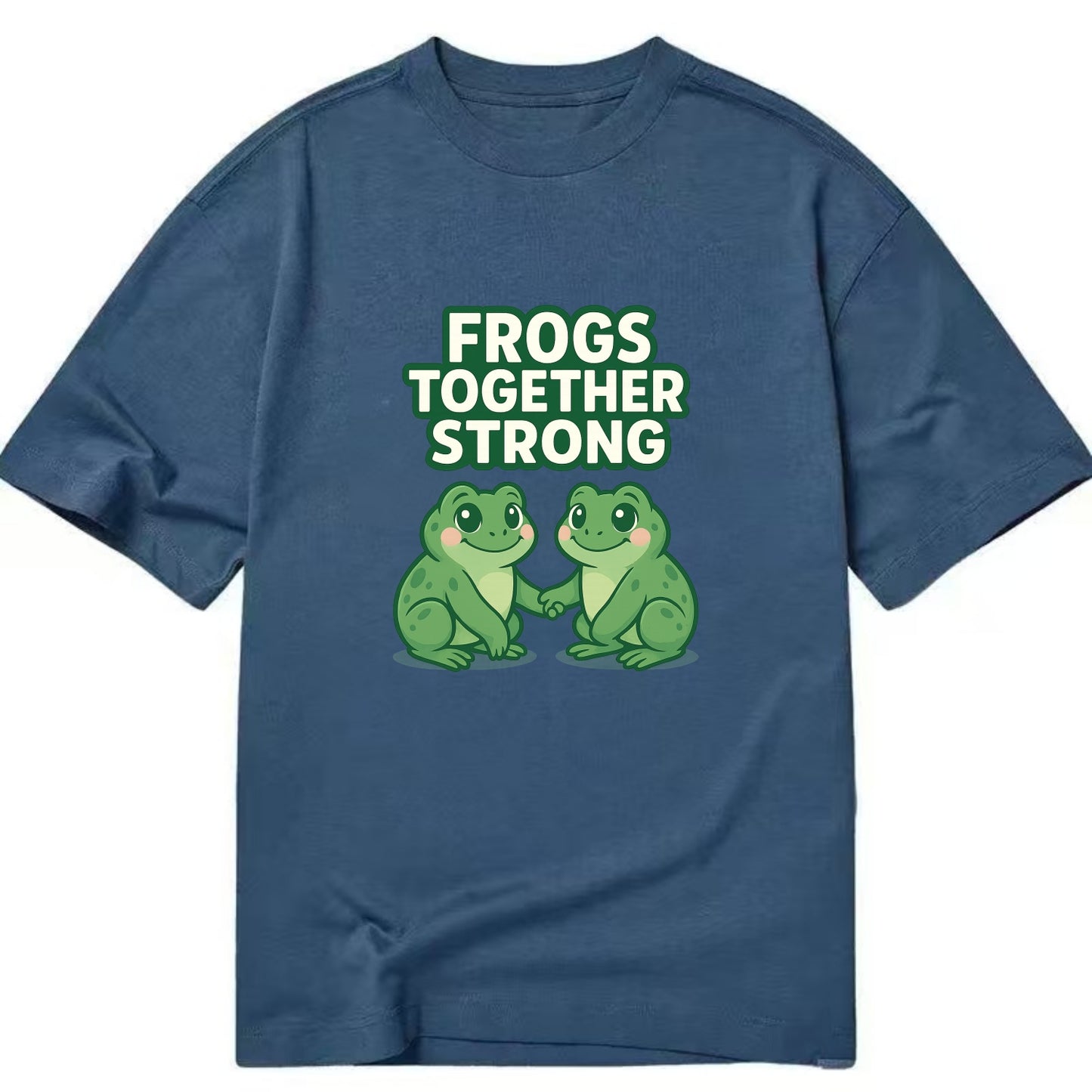 Frogs Together Strong 2 - Classic T-shirt - Twilight Navy(Blue)